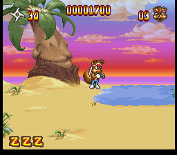 Zero the Kamikaze Squirrel (USA) In game screenshot